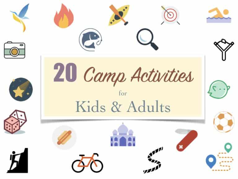 20 Camp activities for kids and adults