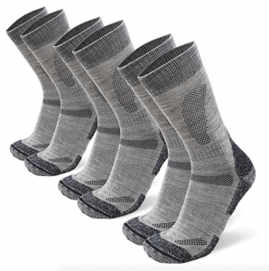 Merino wool socks for camping