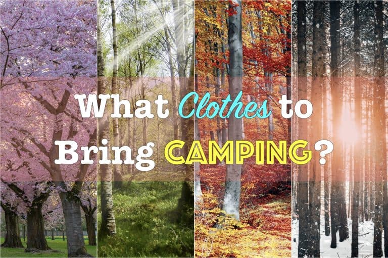What clothes to bring camping
