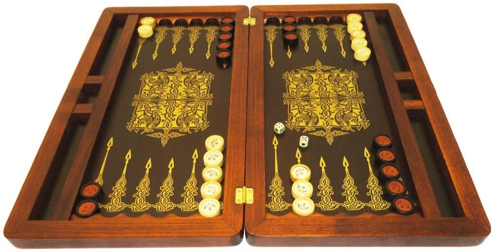 Backgammon luxury set board game