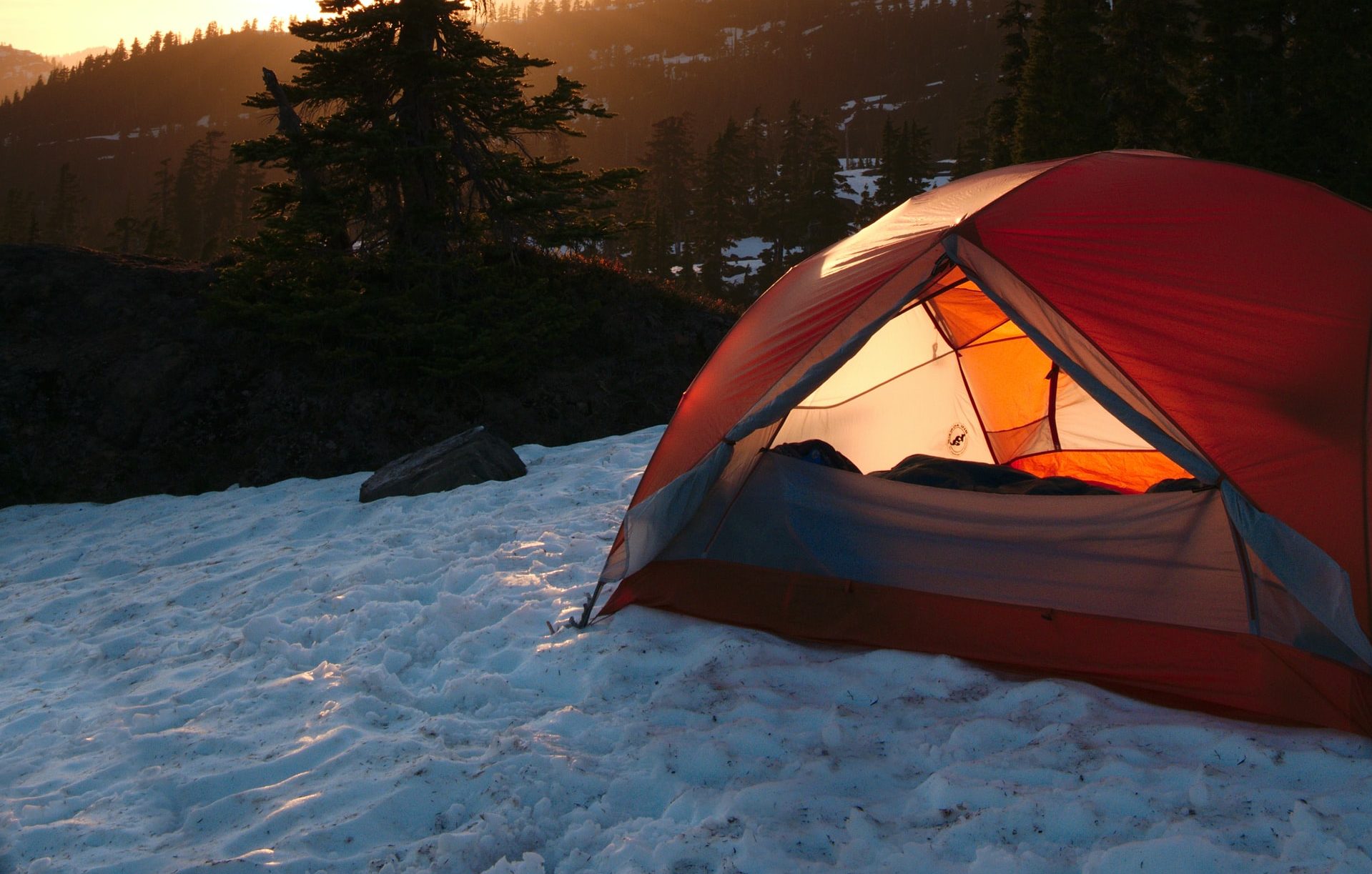 Winter camping tent