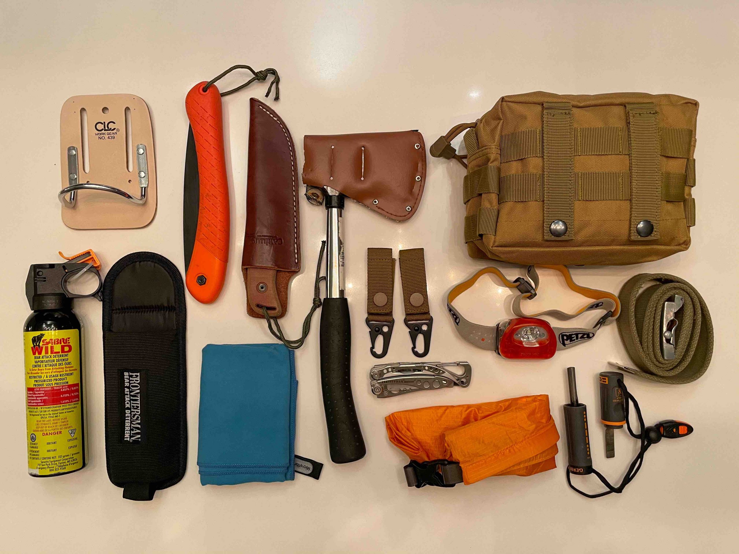 Camping Utility Belt Components