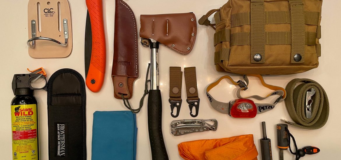 How to Build Your Own Camping Utility Belt - Knife, Bear Spray and More!