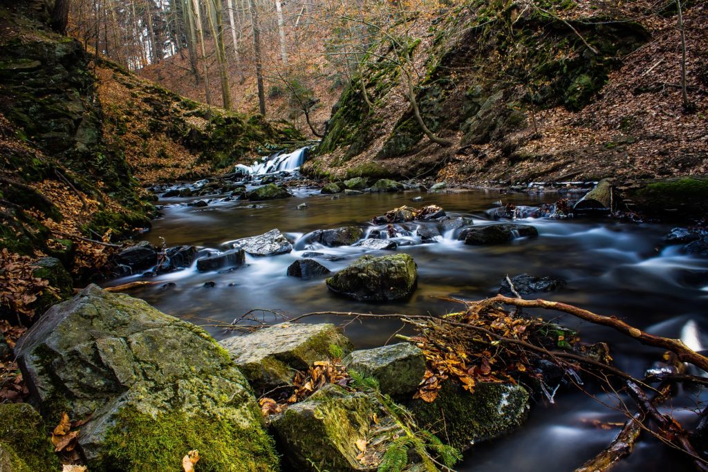 Water for camping stream