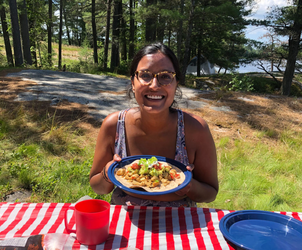 camping food meal chetna