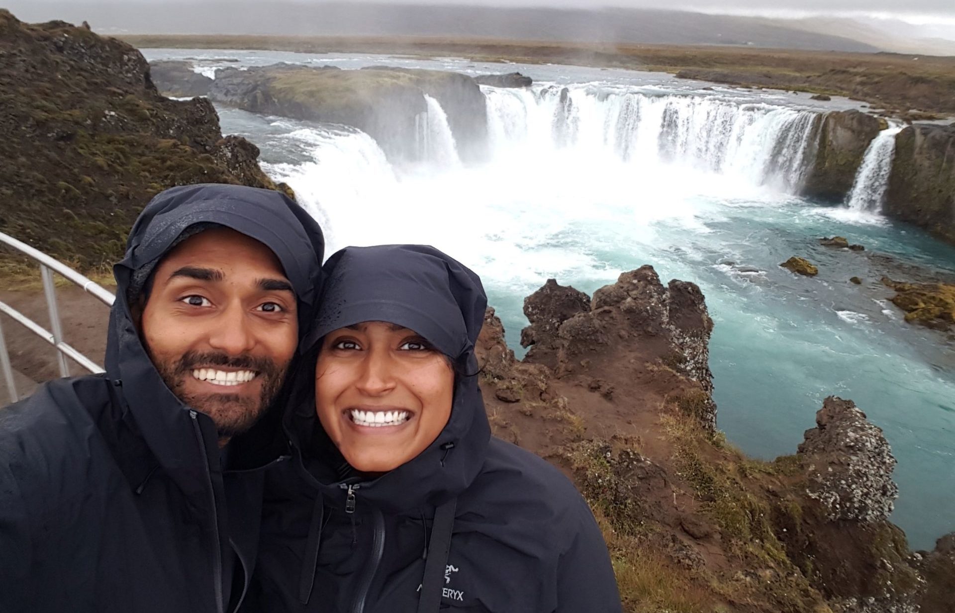 Rain jackets in Iceland