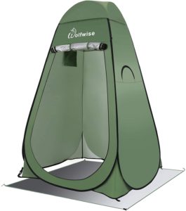 Pop up camping shower stall