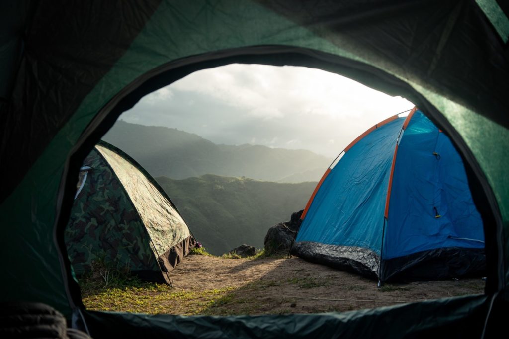 Tent camping