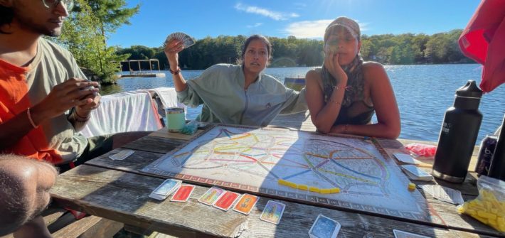 cottage lake picnic board game