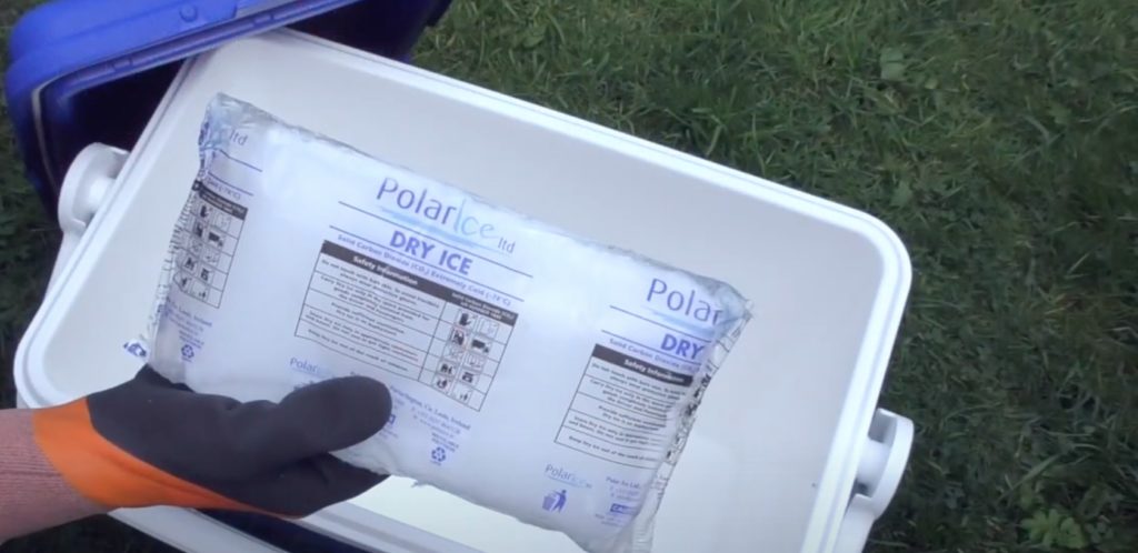 dry ice for camping cooler