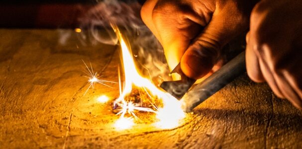 Ferrocerium ferro rod fire steel fire starting campfire