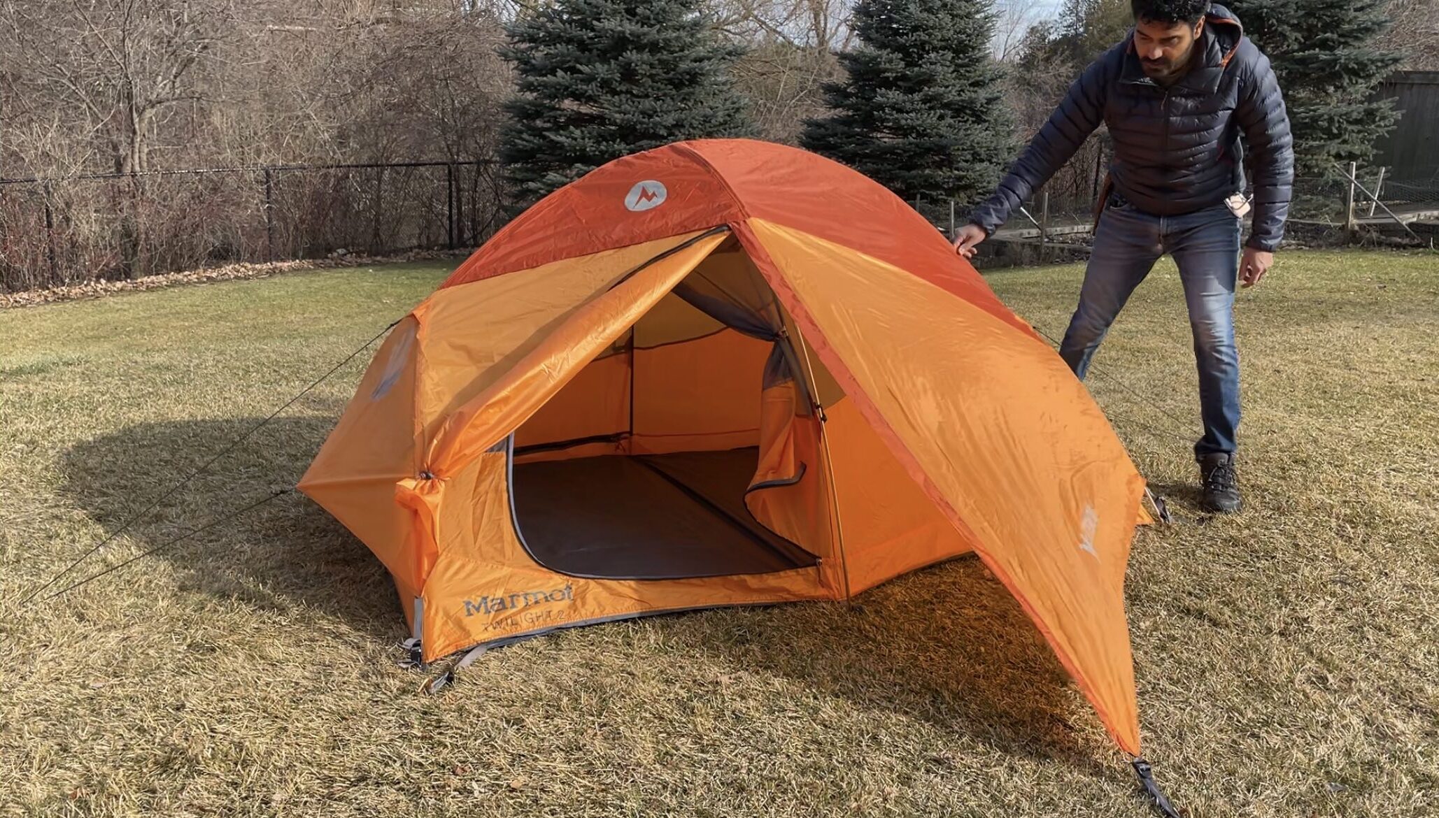 Tent shaking folding packing camping