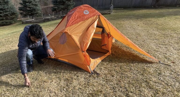 tent folding guy lines ground stakes camping