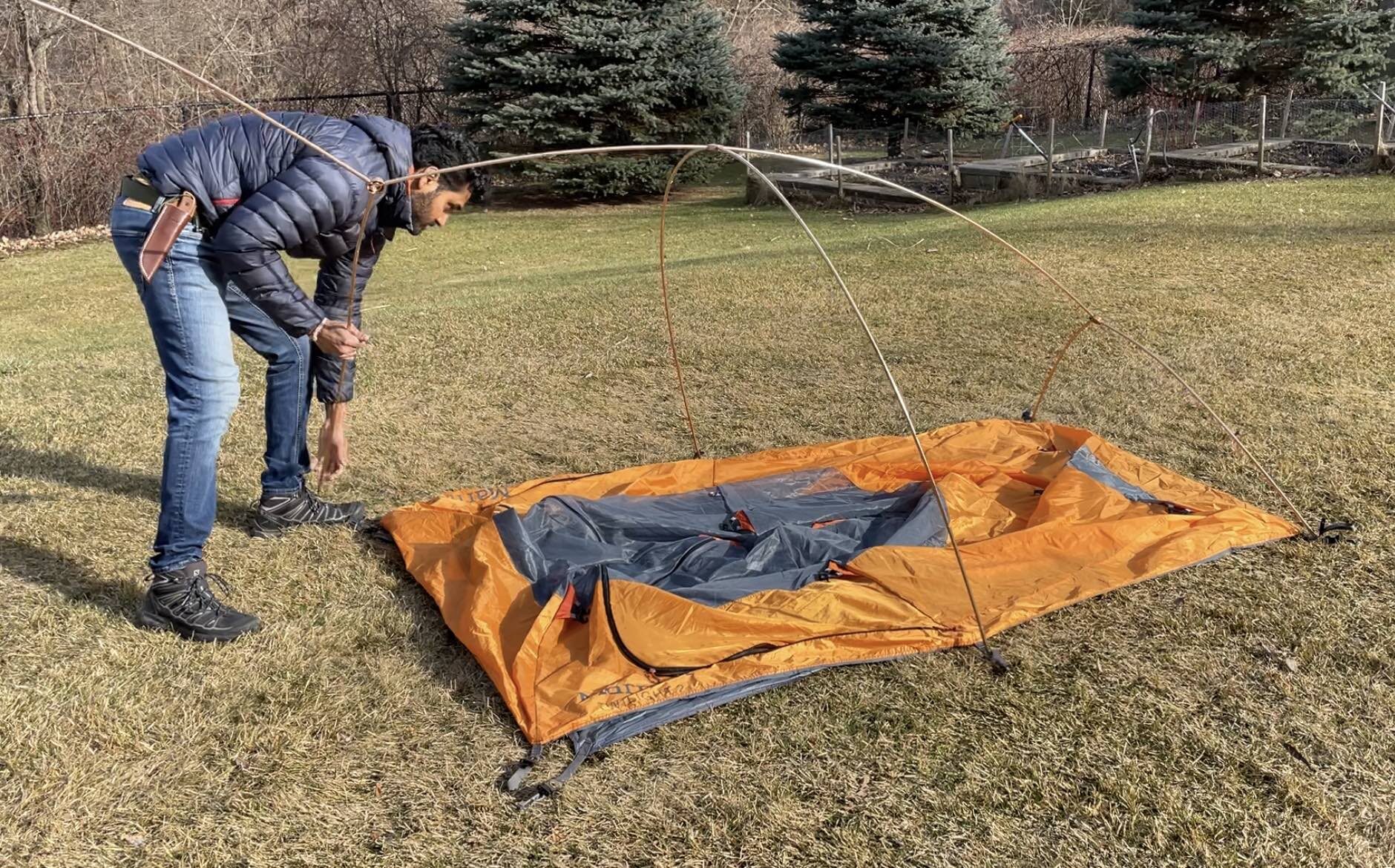 remove tent poles