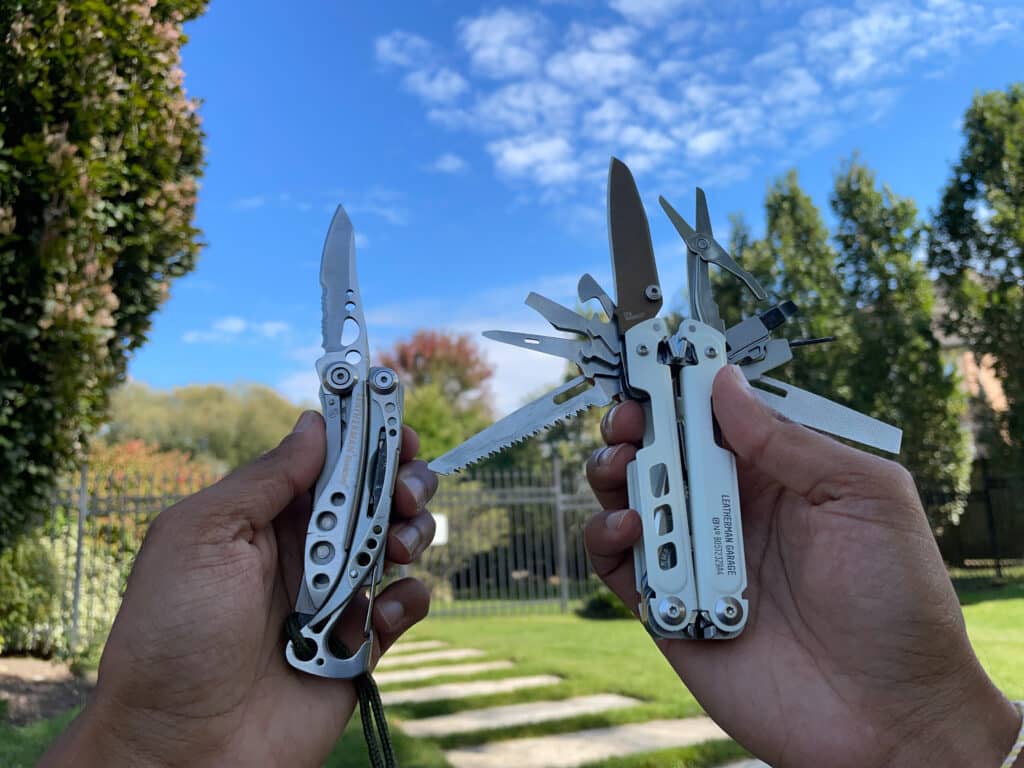multitool multi-tool leatherman skeletool batch 5 camping outdoors survival essential equipment
