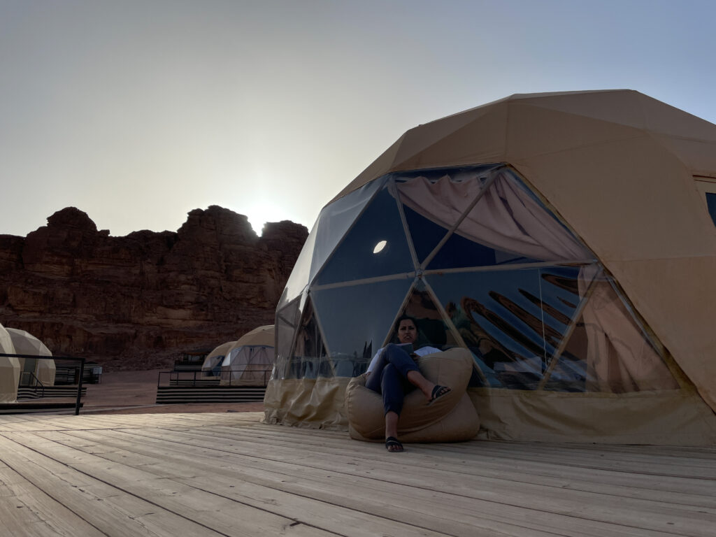 sun city camp hotel wadi rum jordan martian dome tent