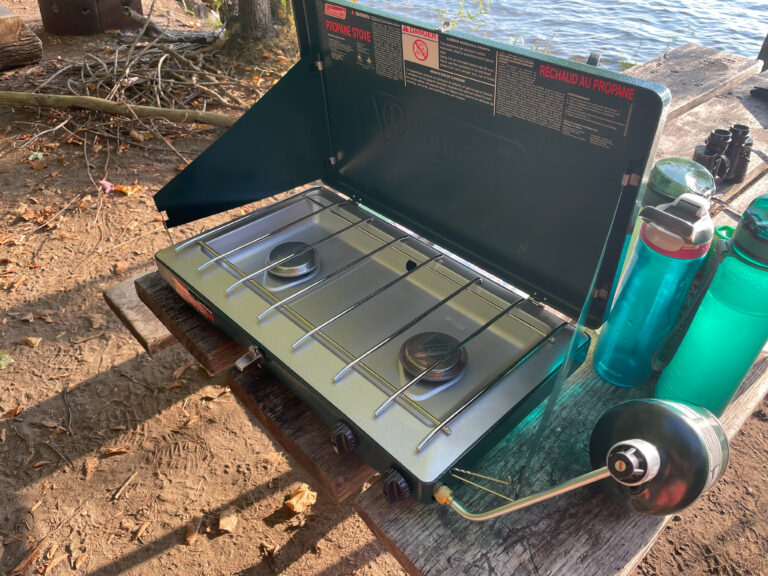 coleman classic two burner propane stove camping