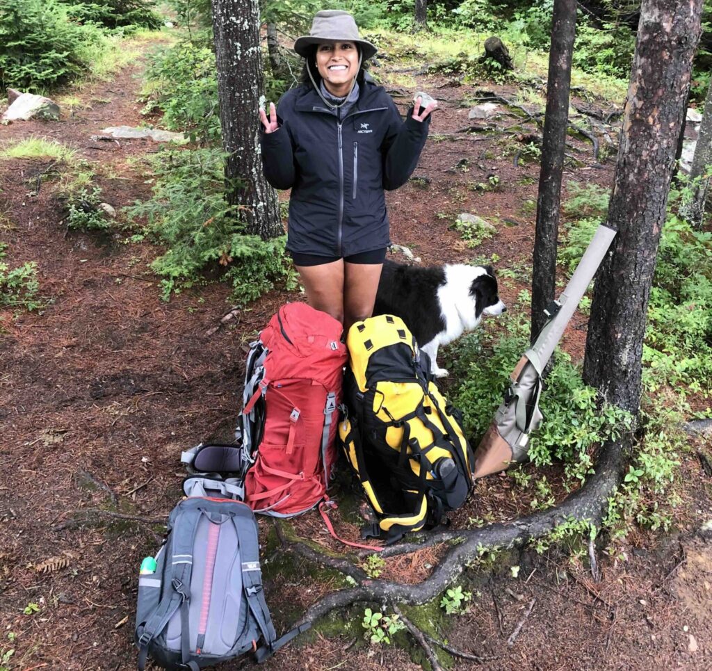 backpack camping backcountry canoe camping